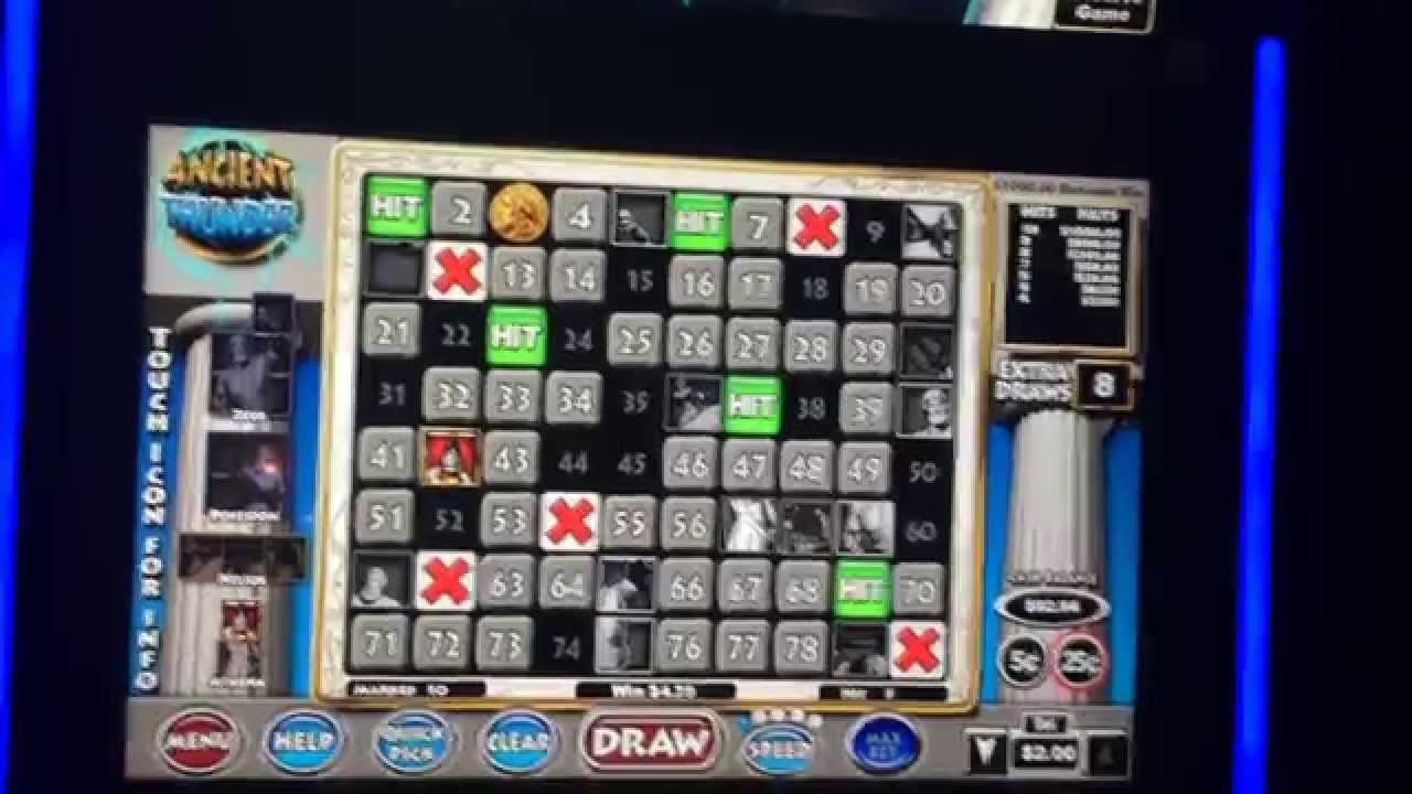 Ancient Thunder Keno Slot Machine Slot Machine by IGT